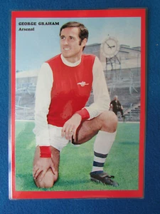 George Graham - Arsenal - 1968/69 - Mounted Laminated A4 Picture - Picture 1 of 1