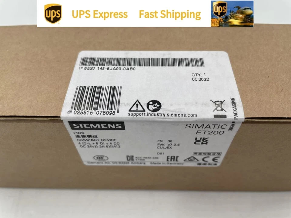 6ES7148-6JA00-0AB0 SIEMENS Brand New In Box Spot Goods UPS Expedited - Image 1 of 4