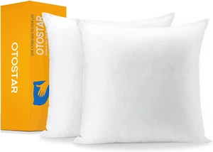 Set of 2 Pillow Inserts 20X20 Inch, Decorative Square Throw Pillow Inserts, P... - Picture 1 of 1