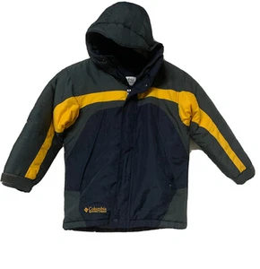 COLUMBIA SPORTSWEAR: Puffer Multi -Color Hooded Jacket Full Zip (Boy’s Size 8) - Picture 1 of 21