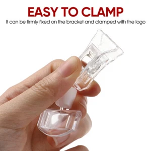 10Pcs plastic shelf talker clips Name Card Clips Price Tag Holder Label Holder - Picture 1 of 10