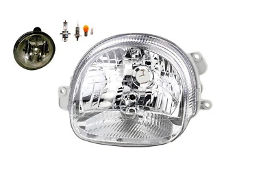 Scheinwerfer Halogen passend für Renault Twingo I 09/2000- H4 Li. Nebel Leuchtm. - Bild 1 von 4
