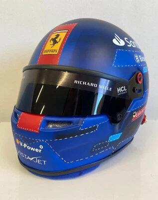 CARLOS SAINZ 2024 MIAMI GP HELMET (FULL SIZE - SCALE 1/1) BRAND NEW - Image 1 of 4