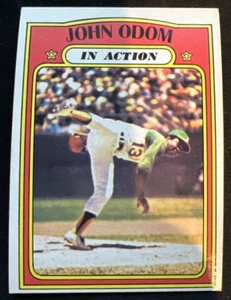 1972 Topps baseball #558 John Odom athletics - Picture 1 of 6
