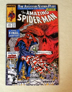 1989 Marvel Comics Amazing Spiderman 325 calavera roja Todd McFarlane - Imagen 1 de 3