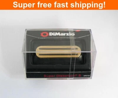 DiMarzio DP218 Super Distortion S Puente de bobina única Pick-up con cubierta dorada-NUEVO Foto 1 de 4