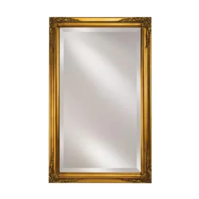 Botiquín empotrado dorado antiguo Afina Basix puerta única 16" x 26" Foto 1 de 4