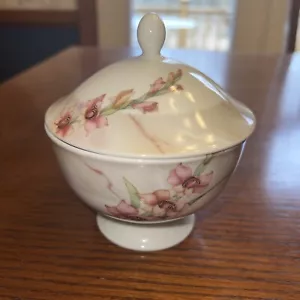 Noritake Small Covered Dish Marble Dawn Signed 4” Diameter - Picture 1 of 8