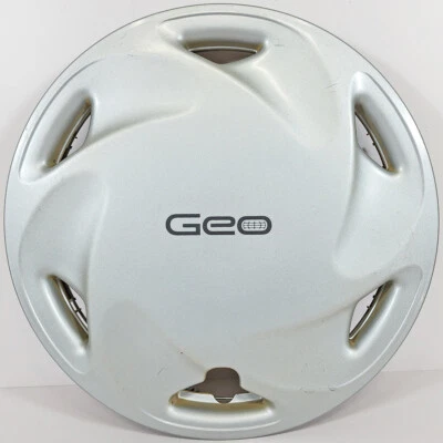 ONE 1990-1991 Geo Metro # 3199 13" tapacubos/cubierta de rueda pieza GM # 96065311 USADO Foto 1 de 4