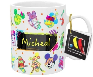 Mickey Mouse and Friends Personalisierte Kreidetafel 11 Unzen Tasse: Neu! Schneller Versand!! - Bild 1 von 9
