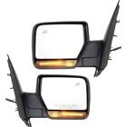Mirror Set Of 2 Fits 2007-2017 Ford Expedition Heated With Memory Manual Fold