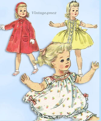 1950s Vintage Simplicity Sewing Pattern 1779 15 Inch Sweet Sue Doll Clothes ORIG - Image 1 of 4