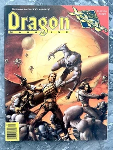 Dragon Magazine #157 Dungeons & Dragons TSR D&D Buck Rogers Poster 1990 Vintage - Imagen 1 de 4