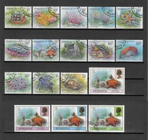 COOK ISLANDS/PENRHYN 1993/98 SG 481/497 USED - Picture 1 of 1