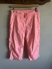 Lululemon Bleached Coral Studio High Rise Crop Pull On Athletic Pants Womens 8