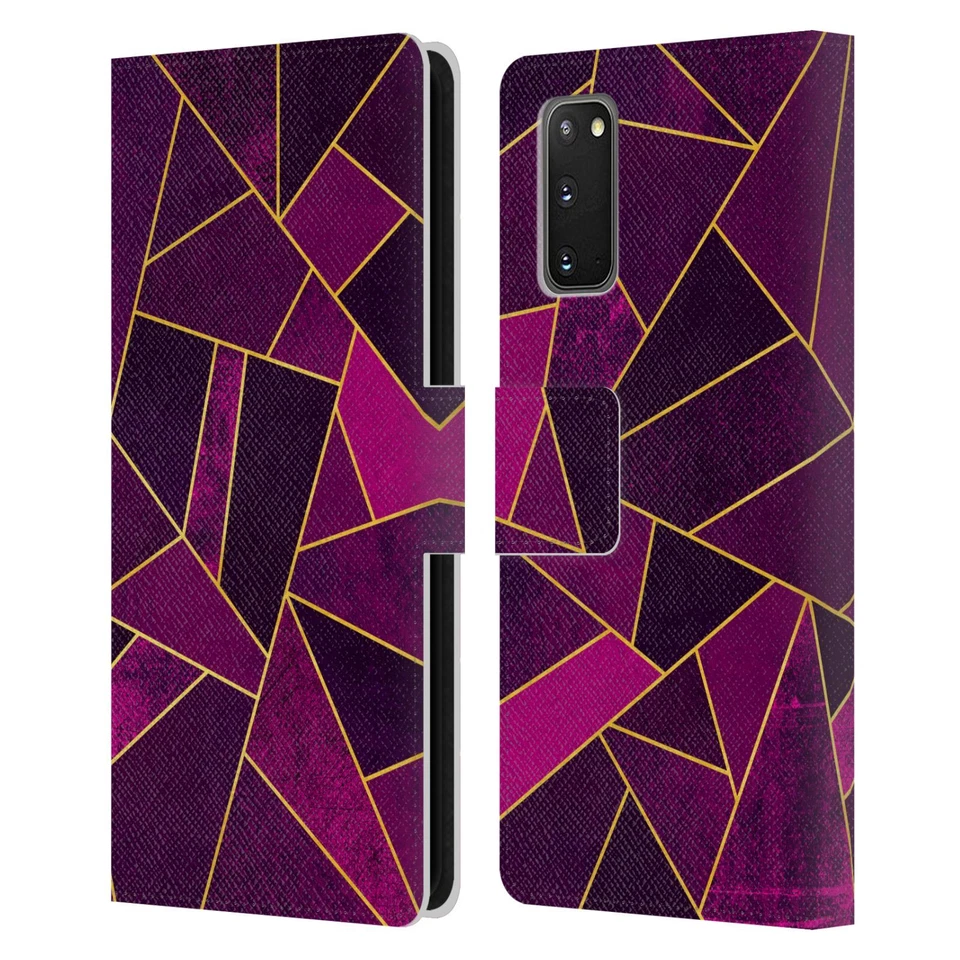 ELISABETH FREDRIKSSON STONE COLLECTION LEATHER BOOK CASE FOR SAMSUNG PHONES 2 - Image 1 of 4