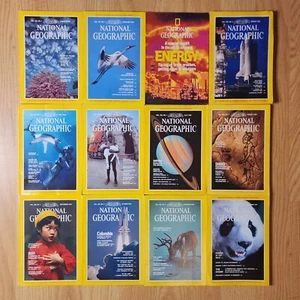 11- VINTAGE 1981 NATIONAL GEOGRAPHIC MAGAZINE LOT - Missing April  - Picture 1 of 6