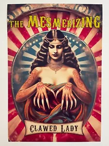Clawed Lady Freak Show Poster Circus Art Retro Carnival Freakshow Posters - Picture 1 of 5