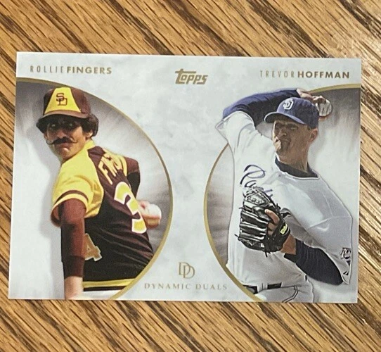2022 Topps Dynamic Duals Rollie Fingers/Trevor Hoffman, SD Padres, #27 Foto 1 de 1