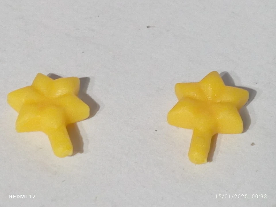 PLAYMOBIL X2 ESTRELLAS ADORNO ARBOL DE NAVIDAD SANTA CLAUS PAPA NOEL 3931 4892 - Imagen 1 de 1