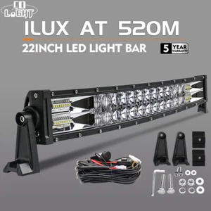 22"inch Osram Curved LED Work Light Bar Flood Spot Combo for Offroad SUV UTE 4WD - Picture 1 of 17