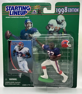 Figura de acción Antowain Smith Buffalo Bills 1998 alineación inicial nueva en paquete Foto 1 de 4