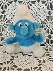 Vintage 1979 Smurf Plush Bean Bag Stuffed Animal Toy Schleich #620 With Tags