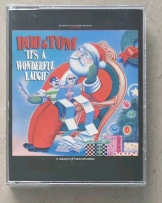 RARE Bob & Tom Radio Show - It's A Wonderful Laugh 2 Cassette Set - Image 1 of 4