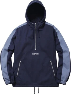 CHAQUETA ANORAK SARGA SUPREME SS16 AZUL MARINO NUEVA CON ETIQUETAS TALLA XL LOGO DE CAJA Foto 1 de 4
