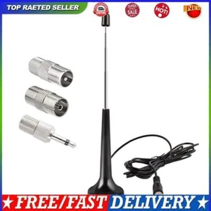 High Gains FM Telescopic Antennas 75 ohm DAB FM Antennas with 3 Adapter (Fixed) - Zdjęcie 1 z 12