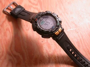 Casio Pathfinder Solar Sporty Digital Compass Watch - Picture 1 of 8