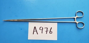 Fórceps de agarre quirúrgico V.Mueller MO1730 mandíbulas curvas de 14". - Imagen 1 de 7