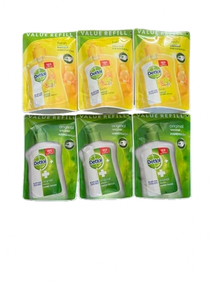 Dettol Value Hand Wash Refill x 6 3 x Fresh x 3 x Original 200ml - Image 1 of 3