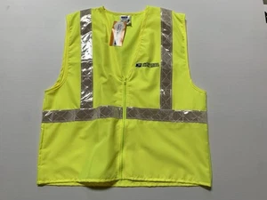 Gilet riflettente verde USPS nuovo taglia L/XL ricamato nuovo con etichetta - Foto 1 di 3