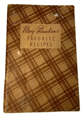 Autumn Leaf Jewel Tea Mary Dunbar Favorite Recipes Cookbook Leaflet Book 1930's - Image 1 of 4