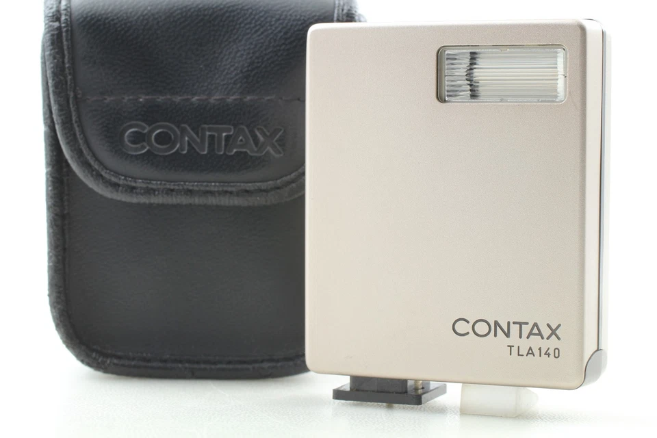 No US Duty [MINT w/Case] Contax TLA140 Shoe Mount Flash For G1 G2 From JAPAN - Image 1 of 4