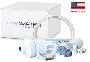 Filtro de agua para máquina de hielo Filtro de agua en línea para refrigerador y máquina de hielo - Imagen 1 de 6