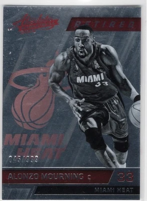 2015-16 PANINI ABSOLUTE ALONZO MOURNING RETIRED #045/999 - Image 1 of 2