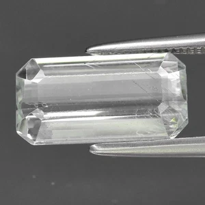 💎 2,88ct 11,8x6,2mm Achteck natürliches hellgrünes Spodumen - unbeheiztes Brasilien Edelstein - Bild 1 von 4