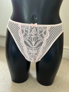 Vintage Oscar De La Renta Pale Shell  Pink Knickers Briefs Panties S (PA31) - Picture 1 of 5