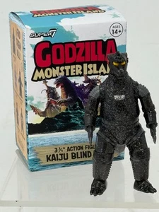Super7 Godzilla Monster Island Caja Ciega Negro Brillo Mechagodzilla Chase con caja - Imagen 1 de 5
