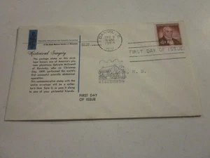 US COVER 1959 DR MCDOWELL FDC 1138 STATE MEDICAL SOCIETY WISCONSIN RARE CACHET - Picture 1 of 3