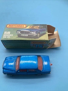 Matchbox 56 Mercedes 450 SEL With Box - Picture 1 of 8