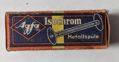 Пленка Agfa Isochrom Feinkorn времен Второй мировой войны 18/10 сделано в Нацистской Германии август 1945 мелкозернистая B - Изображение 1 из 4