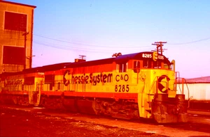 ORIGINAL KODACHROME SLIDE CHESSIE SYSTEM B30-7 #8285 PORTSMOUTH, VA MARCH 1984 - Picture 1 of 1