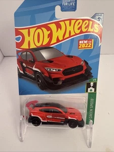 Hot Wheels Green Speed Ford Mustang Mach-E 1400 1/5 73/250 Red - Picture 1 of 5