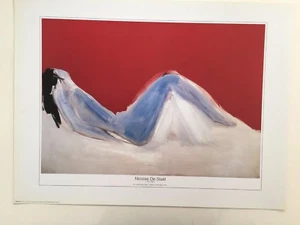 NICOLAS DE STAEL,'NU COUCHE BLU,1955',RARE 2003 ART PRINT - Picture 1 of 8