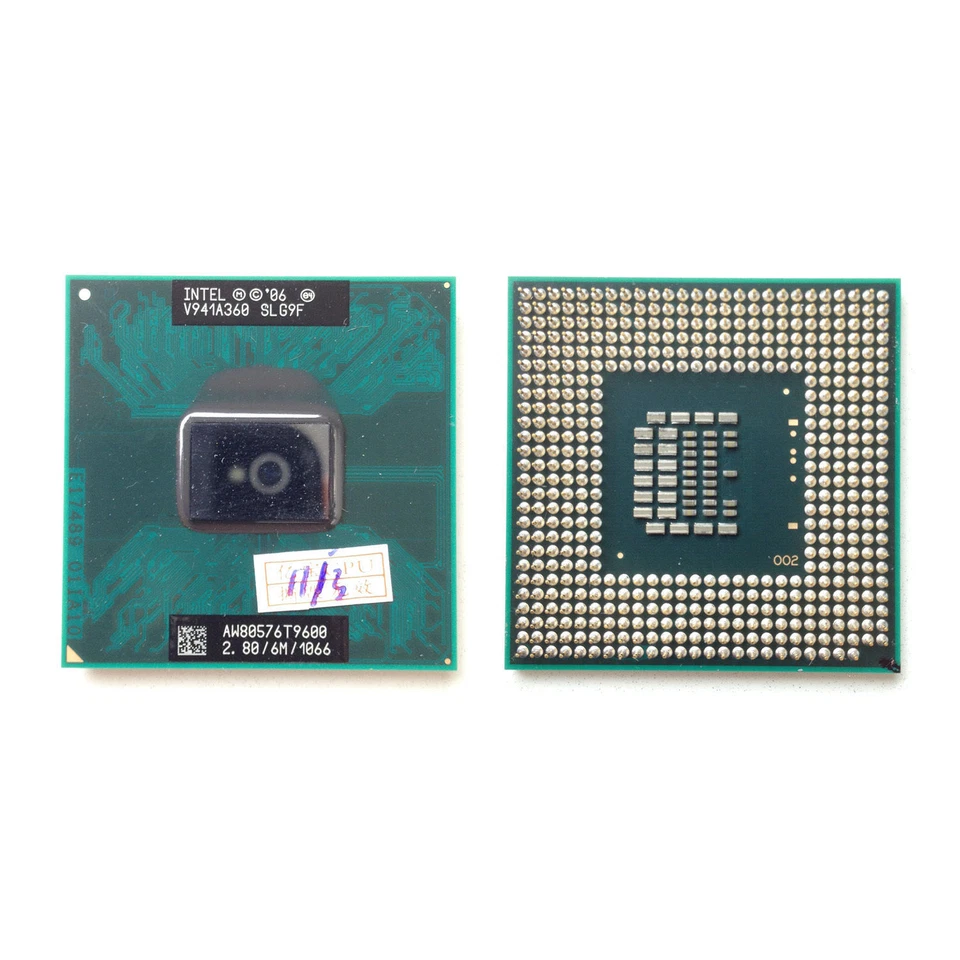 Working Intel Core 2 Duo T9600 2.8 GHz Dual-core SLB47 SLG9F CPU Processor - Image 1 of 1