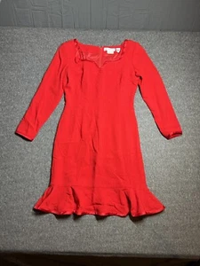 Bill Blass Neiman Marcus Dress Womens 8 Red - Picture 1 of 9