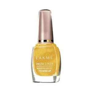 Lakme Long Lasting Insta Water Resistant Liquid Eye Liner Golden Shade 9ml - Picture 1 of 4